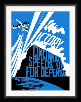 Framed Victory Cincinnati Print