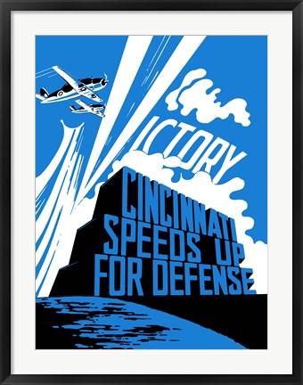 Framed Victory Cincinnati Print