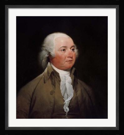 Framed President John Adams Print