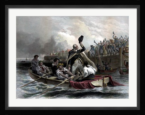 Framed General George Washington Print