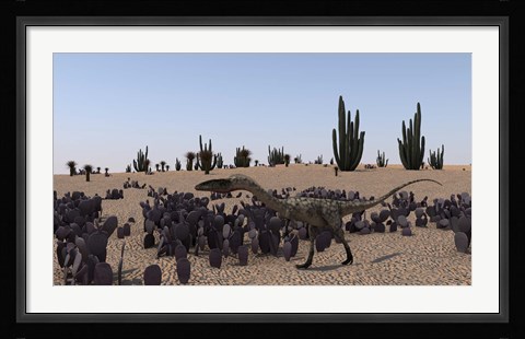 Framed Coelophysis Print