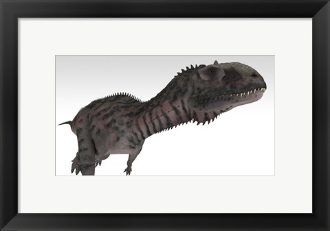 Framed Majungasaurus Print