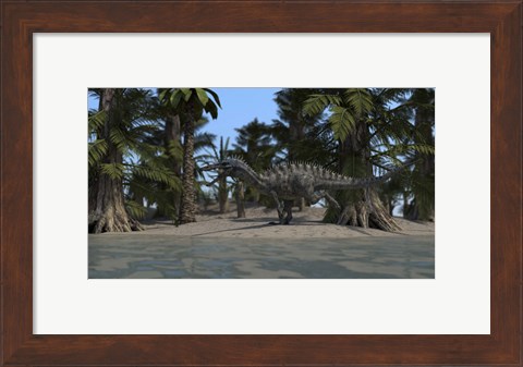 Framed Suchomimus Print
