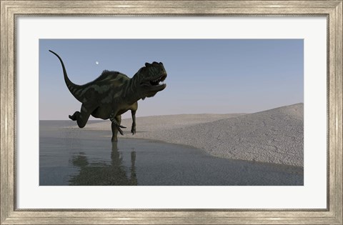 Framed Yangchuanosaurus Print