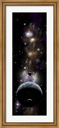 Framed Earth-Like Planet Print