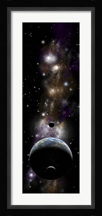Framed Earth-Like Planet Print