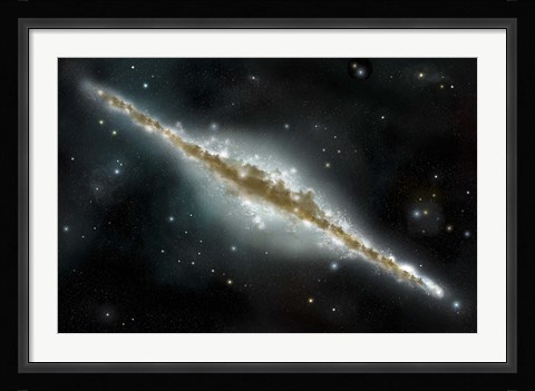 Framed Spiral Galaxy Print