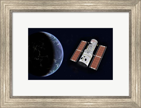 Framed Hubble Space Telescope Print