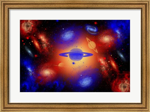 Framed Creation of the Universe Print