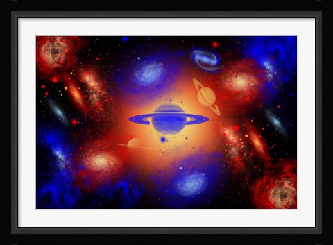 Framed Creation of the Universe Print