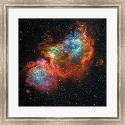 Framed IC 1848, Soul Nebula Print