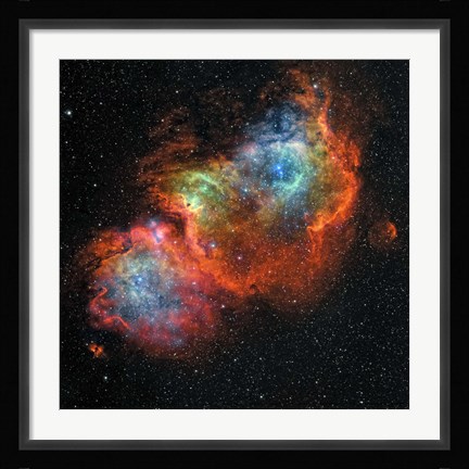 Framed IC 1848, Soul Nebula Print