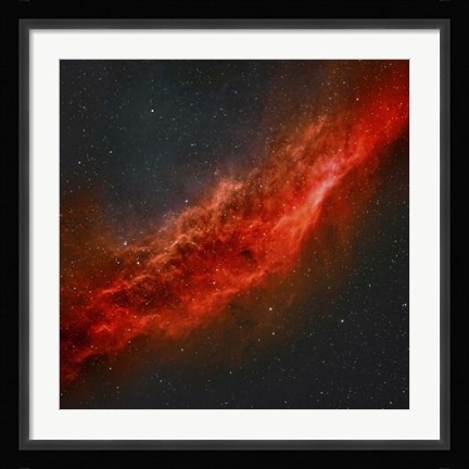 Framed California Nebula Print