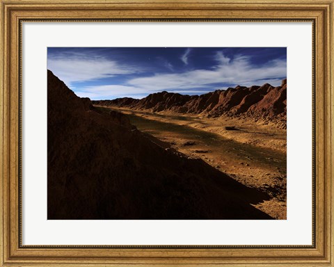 Framed River on Mars Print