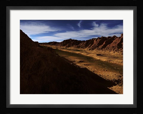 Framed River on Mars Print