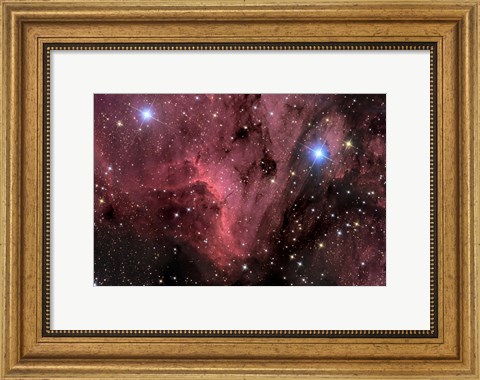 Framed Pelican Nebula Print