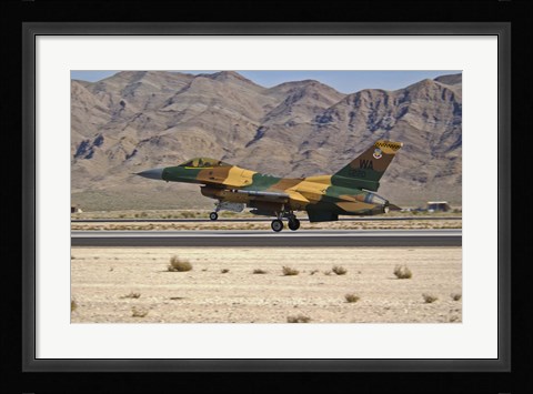 Framed US Air Force F-16 Print
