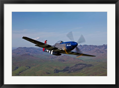 Framed P-51D Mustang 2 Print