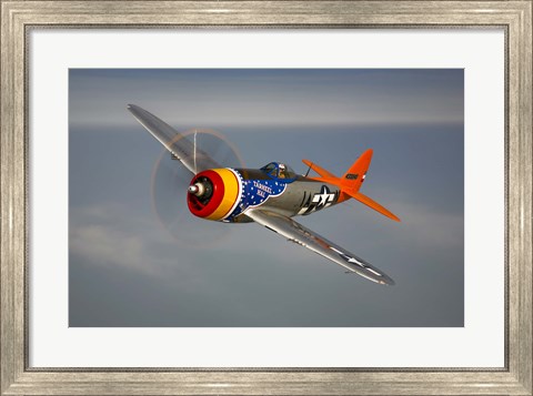Framed Republic P-47D Thunderbolt Print
