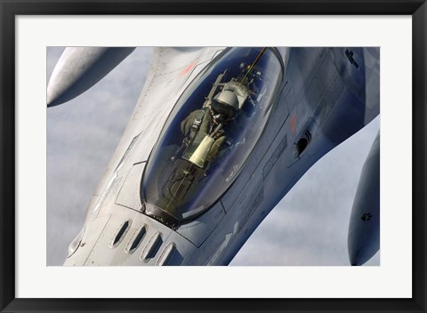 Framed Belgian F-16 Fighting Falcon Print