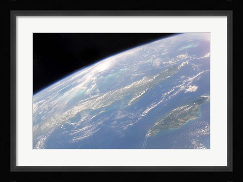 Framed Cuba and Jamaica Print
