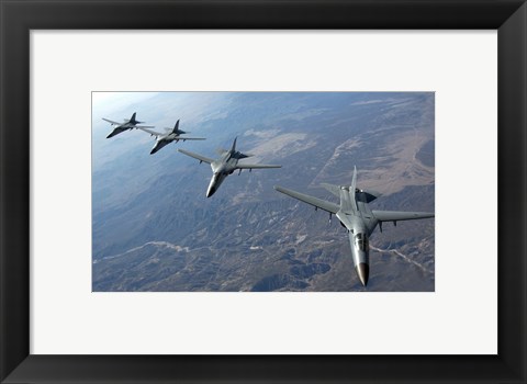 Framed Four Royal Australian Air Force F-111 Print