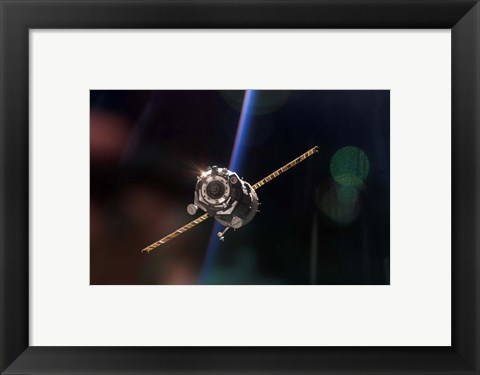 Framed Soyuz TMA-5 Spacecraft Print