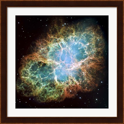 Framed Crab Nebula Print