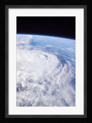 Framed Hurricane Charley Print
