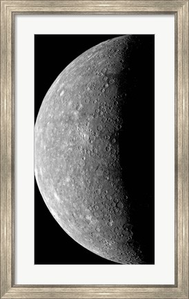 Framed Planet Mercury Print
