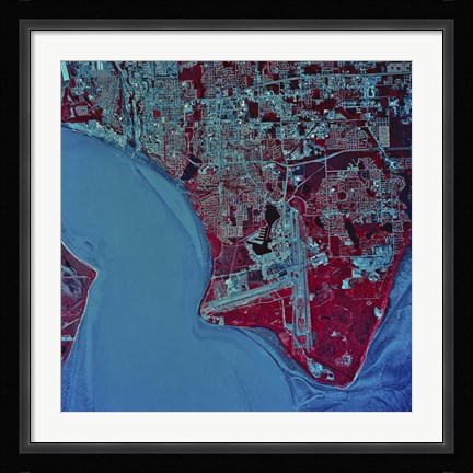 Framed Anchorage, Alaska Print