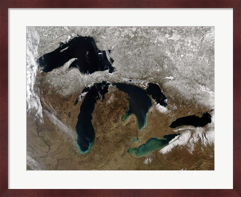 Framed Great Lakes Print