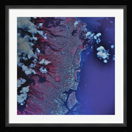 Framed Honolulu, Hawaii Print