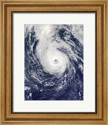 Framed Hurricane Epsilon Print