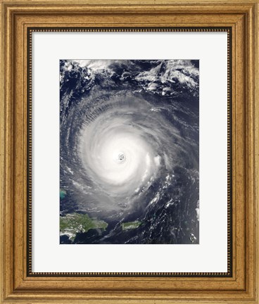 Framed Hurricane Isabel Print