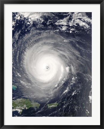 Framed Hurricane Isabel Print