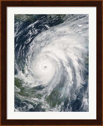 Framed Hurricane Wilma Print