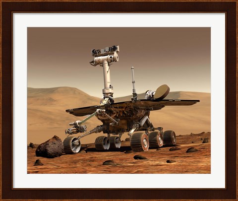 Framed Mars Rover Print