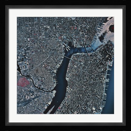 Framed New York, New York Print