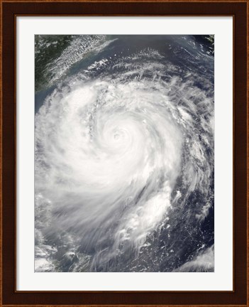 Framed Typhoon Haitang Print