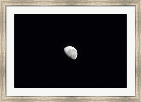 Framed Waning Moon Print