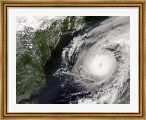 Framed Hurricane Alex Print