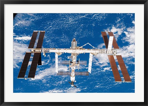 Framed Space Station Print
