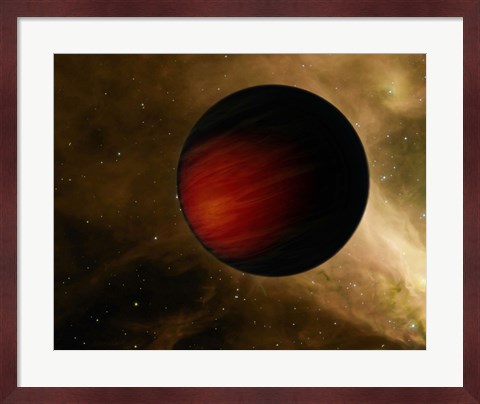 Framed Hot Jupiter Print