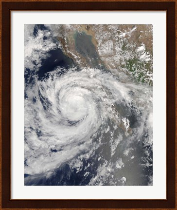 Framed Tropical Storm Emilia Print
