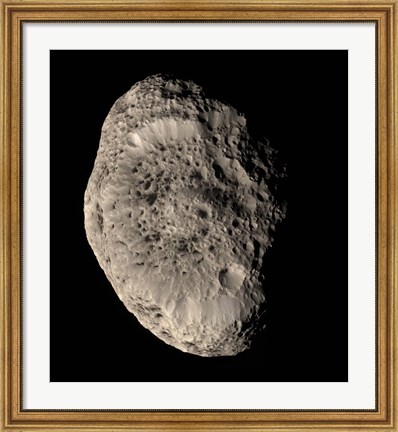 Framed Saturn&#39;s Moon Print