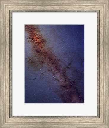 Framed Center of Milky Way Galaxy Print