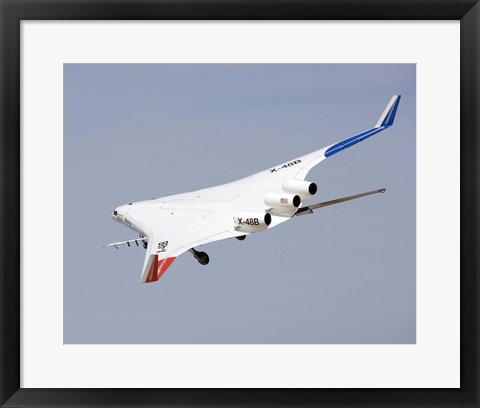 Framed X-48B Blended Wing Body Print