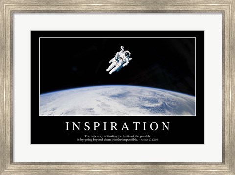 Framed Inspiration: Inspirational Quote and Motivational Poster Print