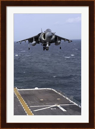 Framed AV-8B Harrier II Print